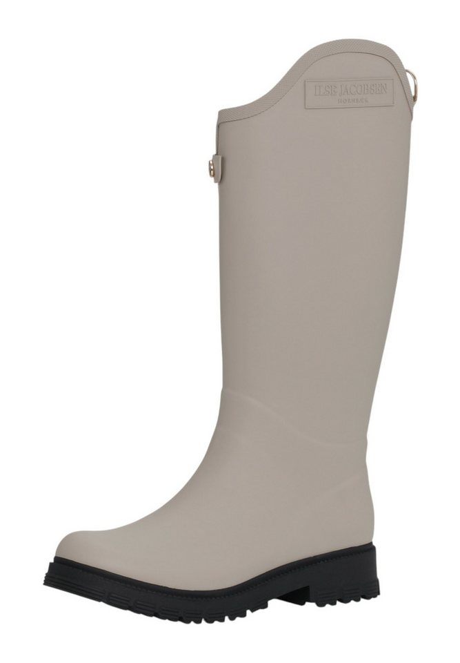 Ilse Jacobsen RUBSWIFT02 Gummistiefel Kniehoch, wasserdicht, dekorative Details, asymmetrisch, rutschfest