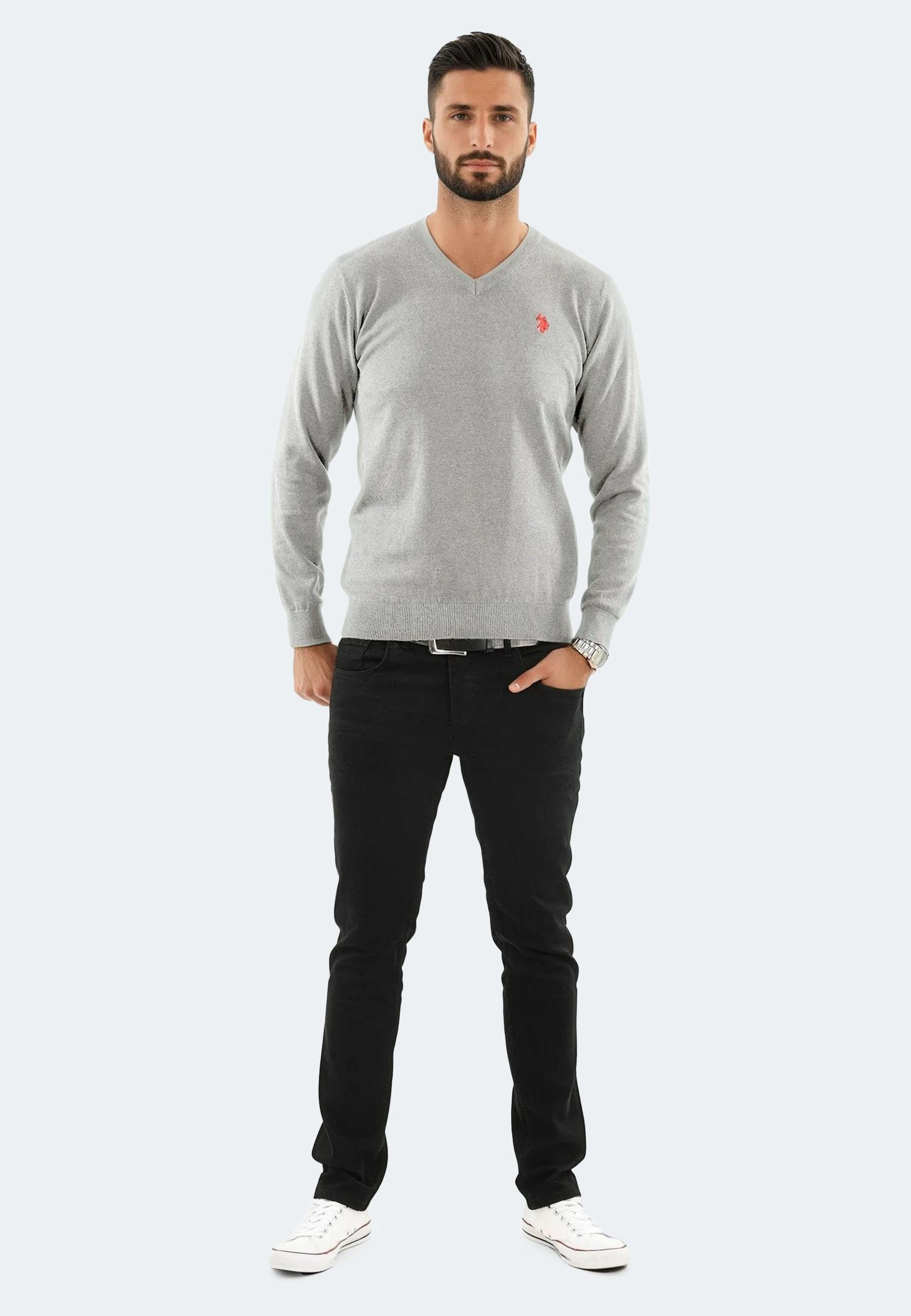 U.S. Polo Assn V-Ausschnitt-Pullover Herren Shirt günstig online kaufen