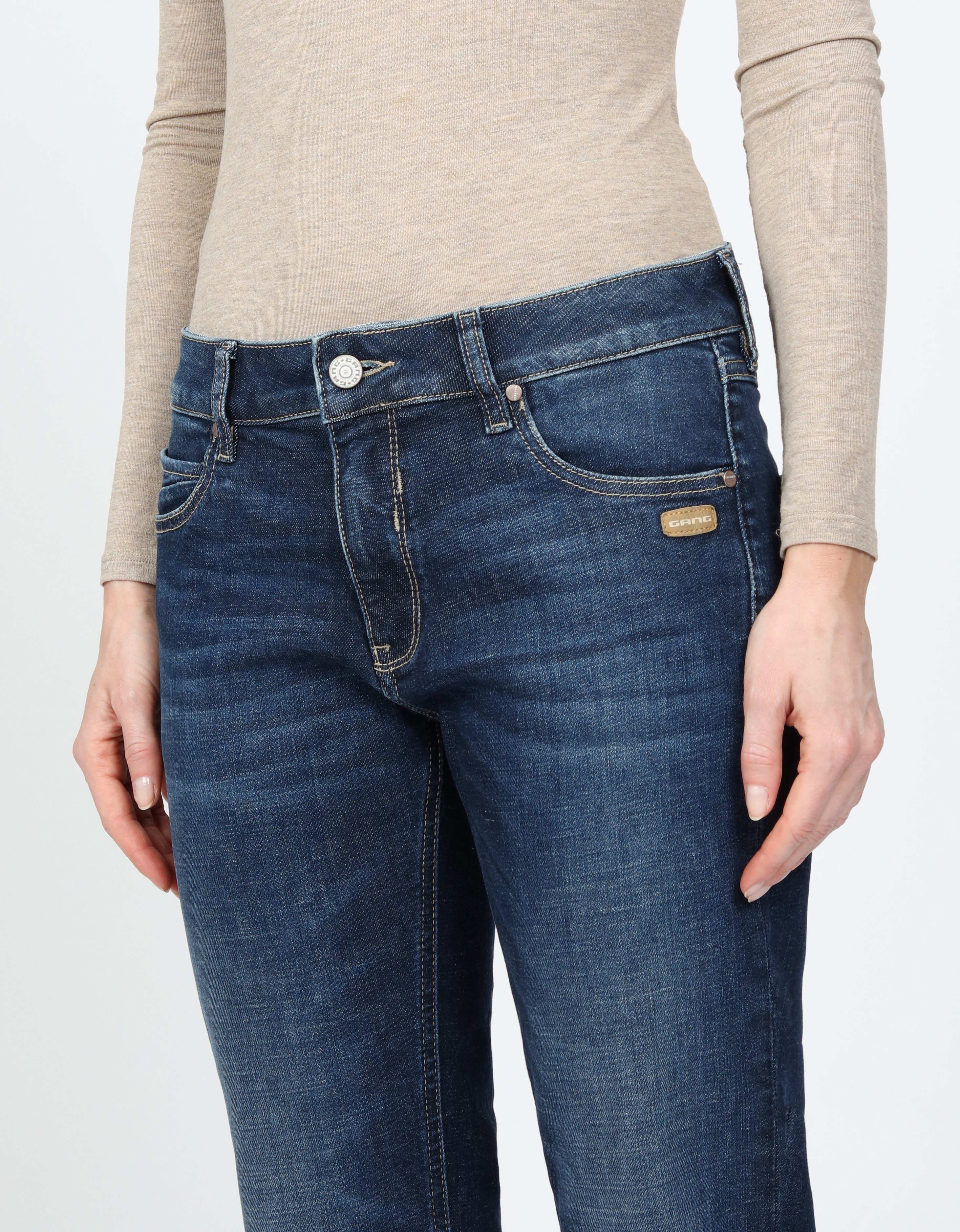 GANG Boyfriend-Jeans 94NADIA 5-Pocket Style mit Reißverschluss und Knopf