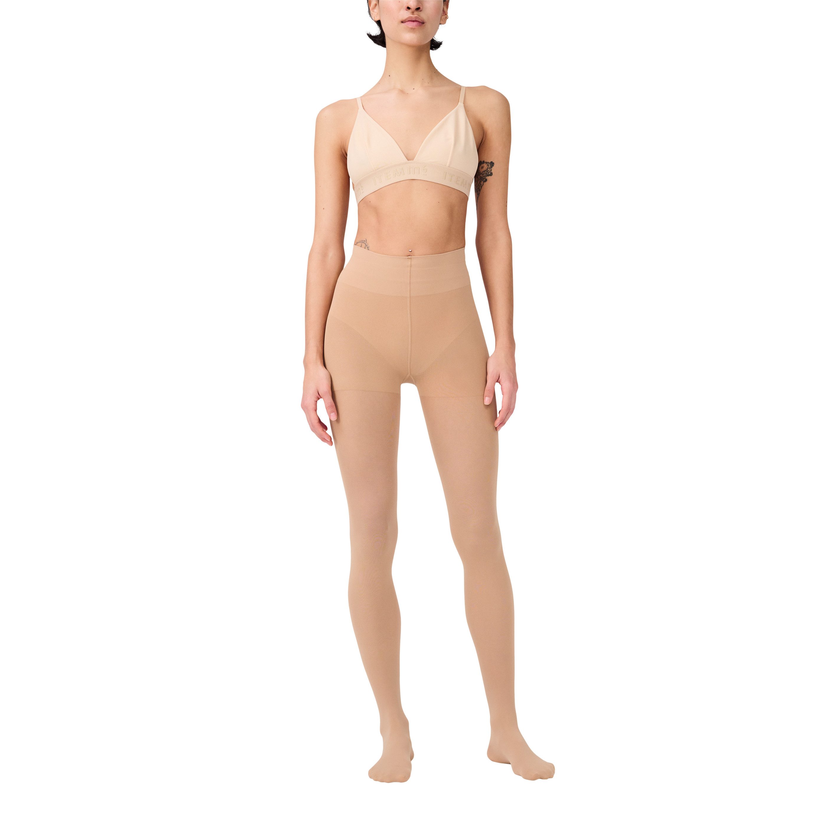 ITEM m6 Stützstrumpfhose Translucent 30 DEN Conscious 30 DEN Kompression, Make-up-Effekt, Control Top, recycelte Garne