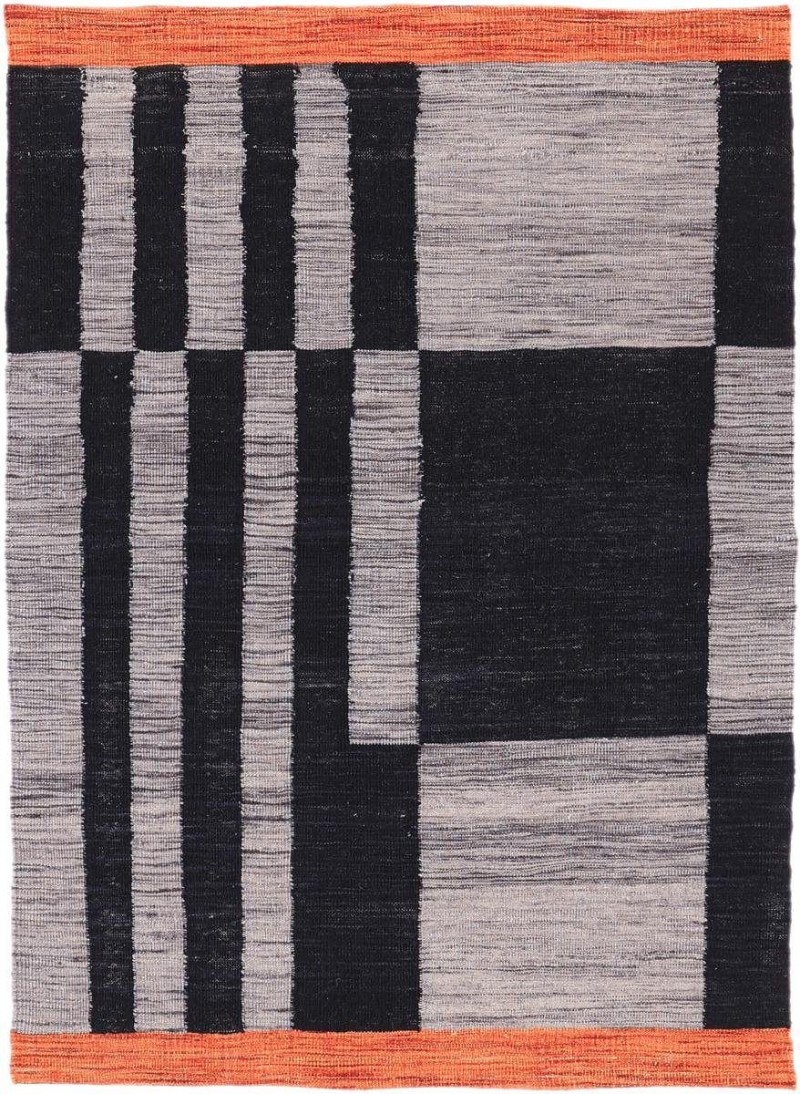 Orientteppich Kelim Afghan Design 105x146 Handgewebter Orientteppich, Nain Trading, rechteckig, Höhe: 3 mm