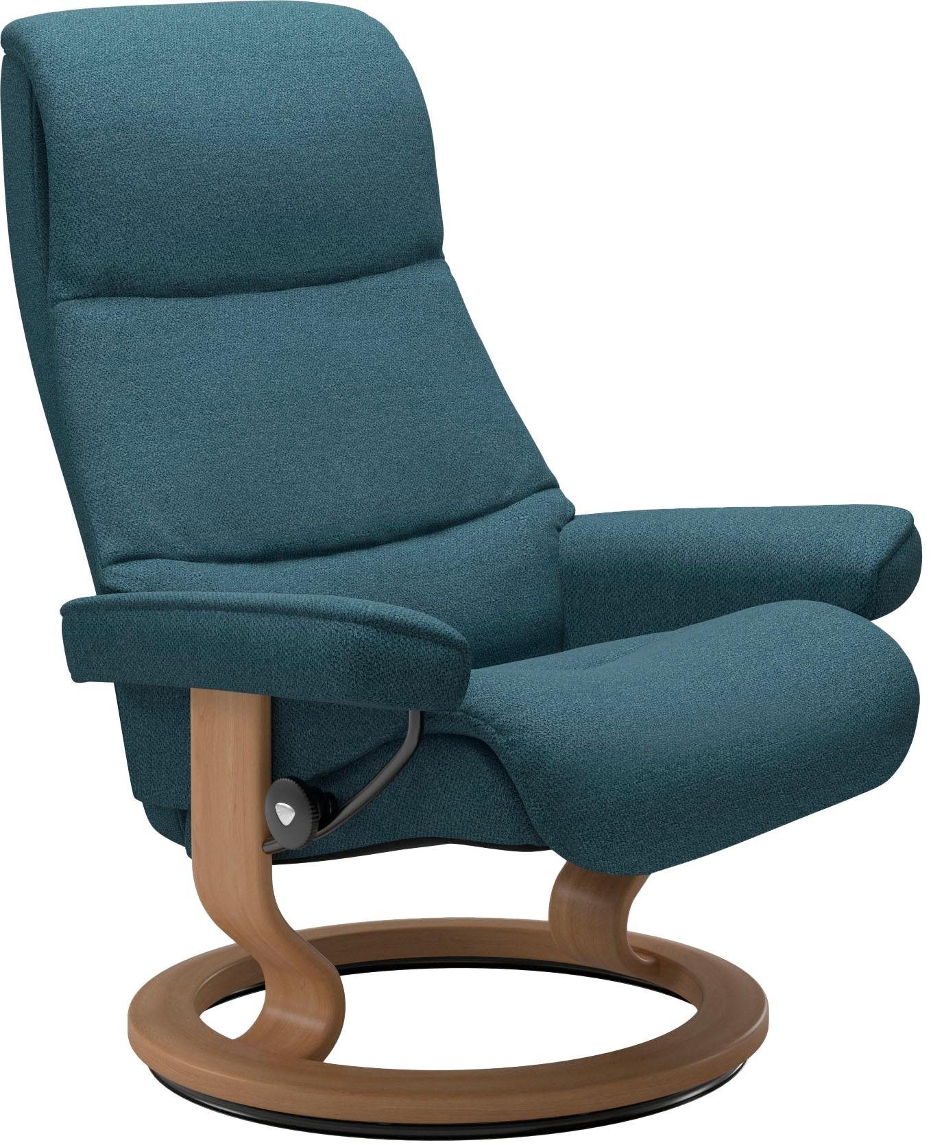 Classic Größe mit Relaxsessel L,Gestell View, Stressless® Base, Eiche