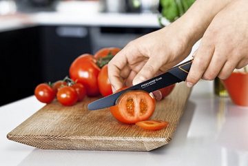 Fiskars Tafelmesser Tomatenmesser, Modernes Design, Gezahnte Klinge, Gesamtlänge: 25 cm