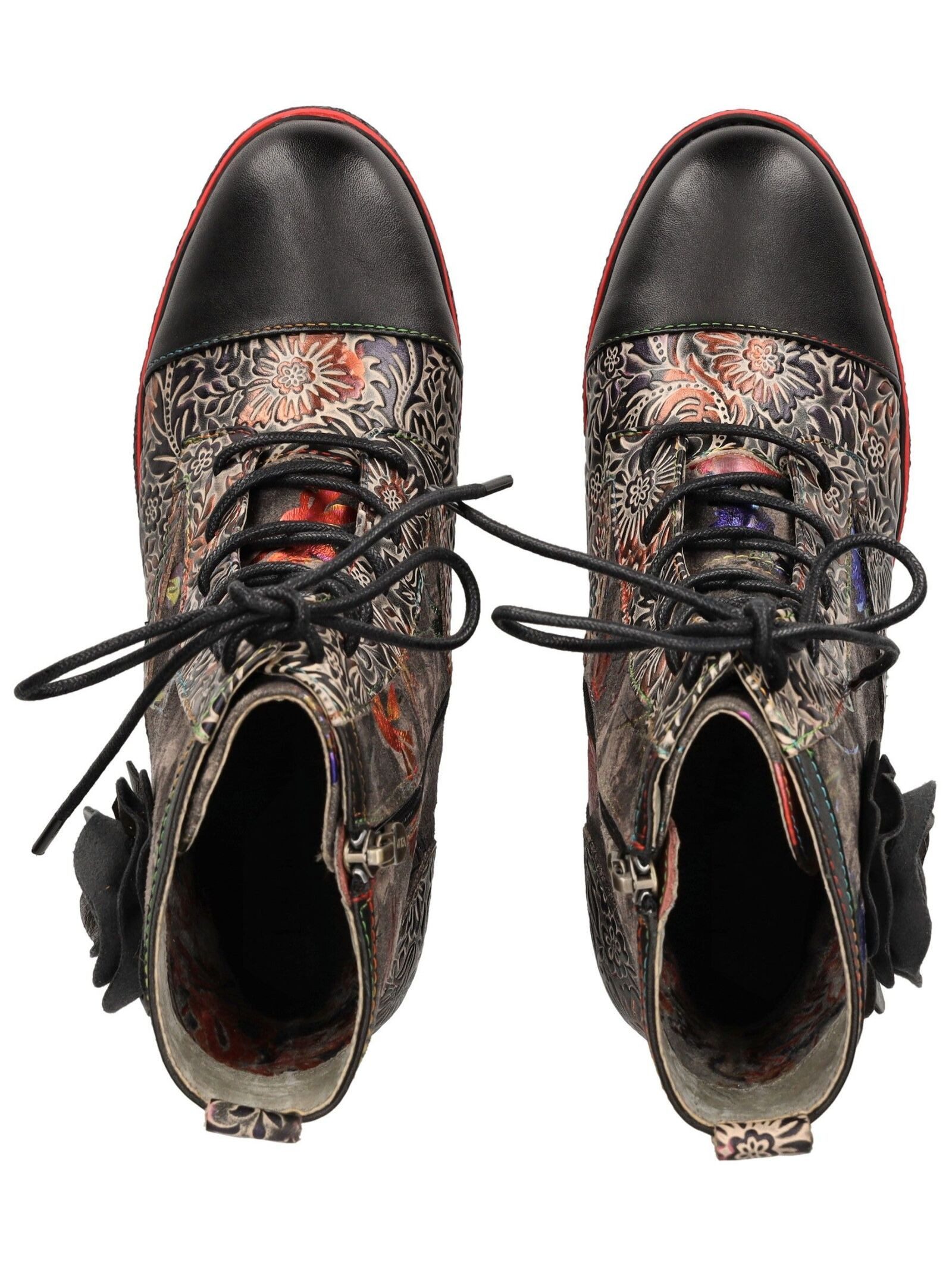 LAURA VITA LAURA VITA Stiefelette Leder/Textil Schnürstiefelette