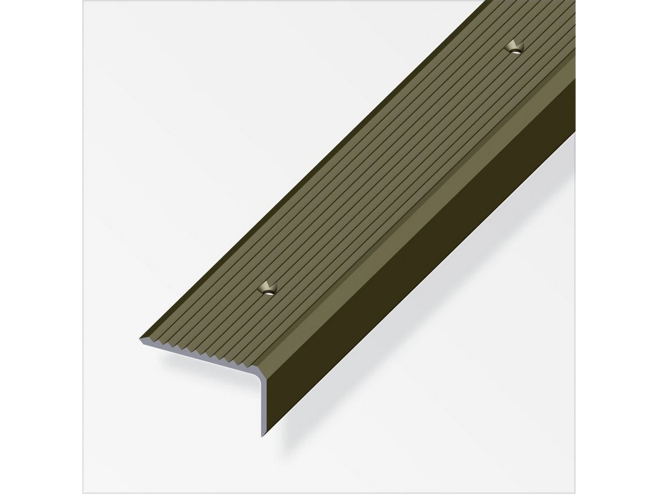 Thumbnail - alfer Treppenstufen-Seitenblende alfer Treppenprofil 1 m, 41 x 23 mm Aluminium