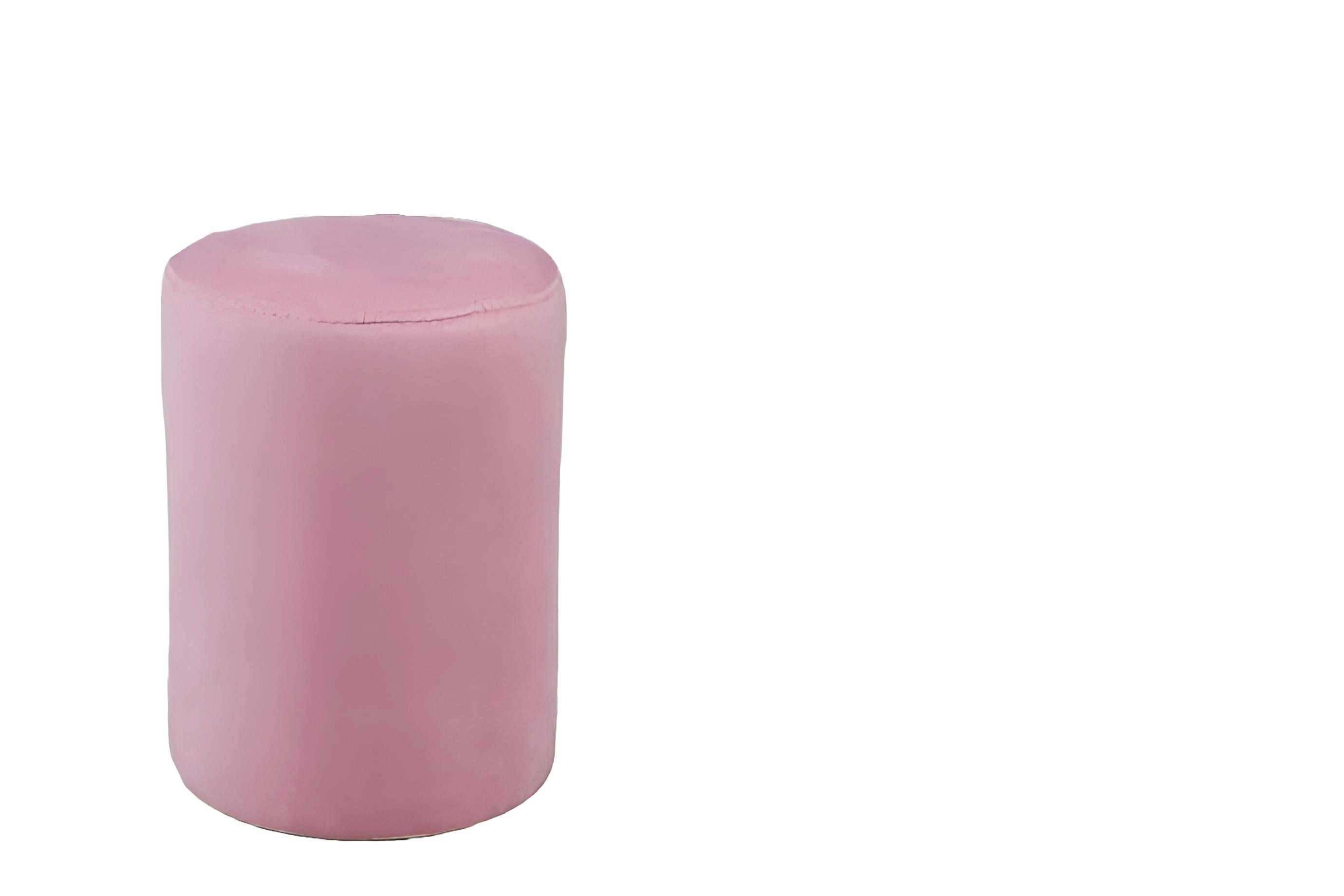Xlmoebel Hocker Rosa Sitzhocker mit modernem Design und hochwertiger Verarbeitung (Hocker, 1 St., Hocker), Hergestellt in Europa
