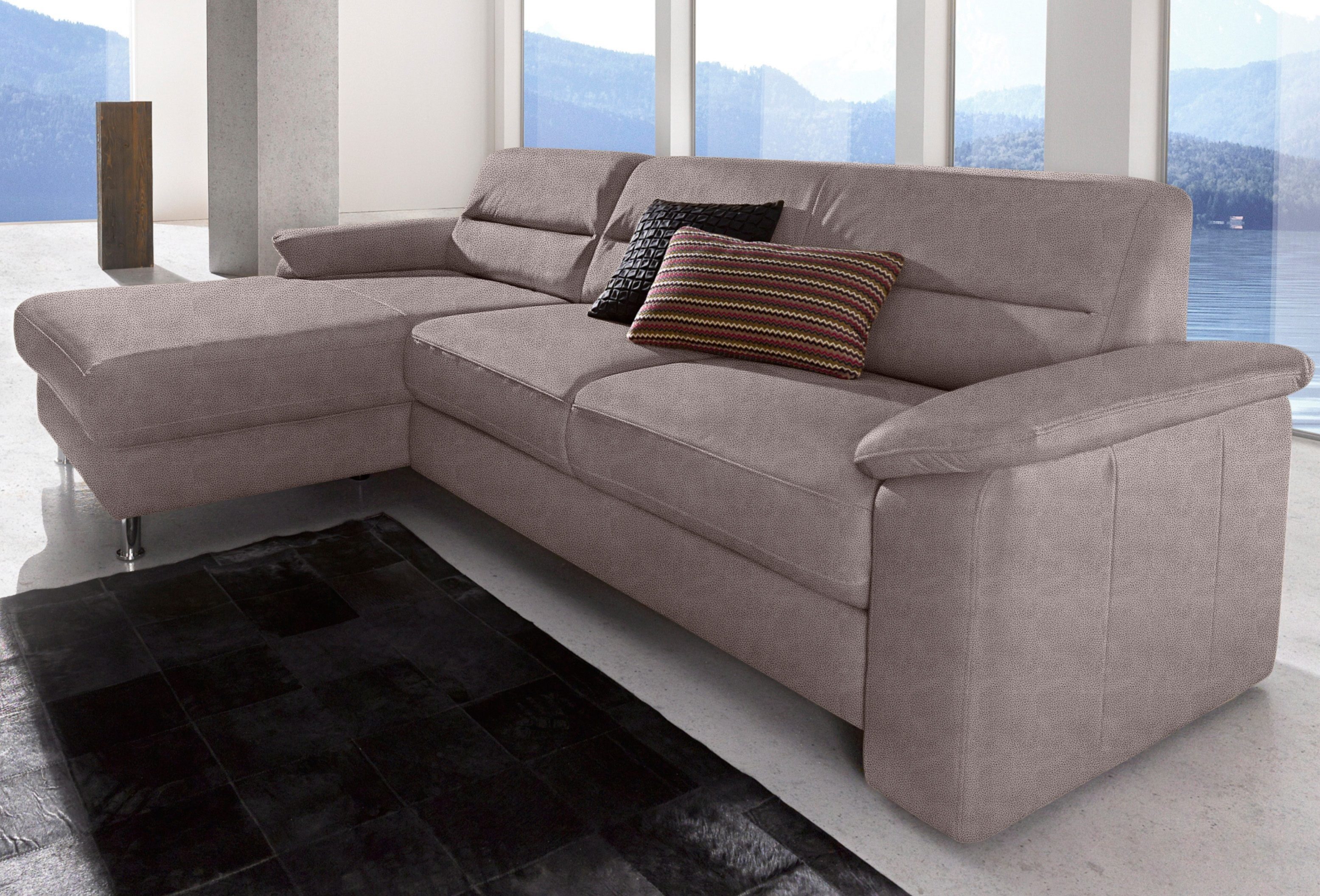 sit&more Ecksofa Ascara L-Form, inklusive Boxspring/Federkern-Polsterung, günstig online kaufen