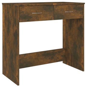 vidaXL Schreibtisch Schreibtisch Räuchereiche 80x40x75 cm Holzwerkstoff