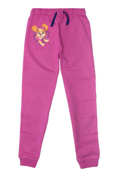 United Labels® Jogginghose Paw Patrol Jogginghose Mädchen - Trainingshose Sweathose Hose Pink