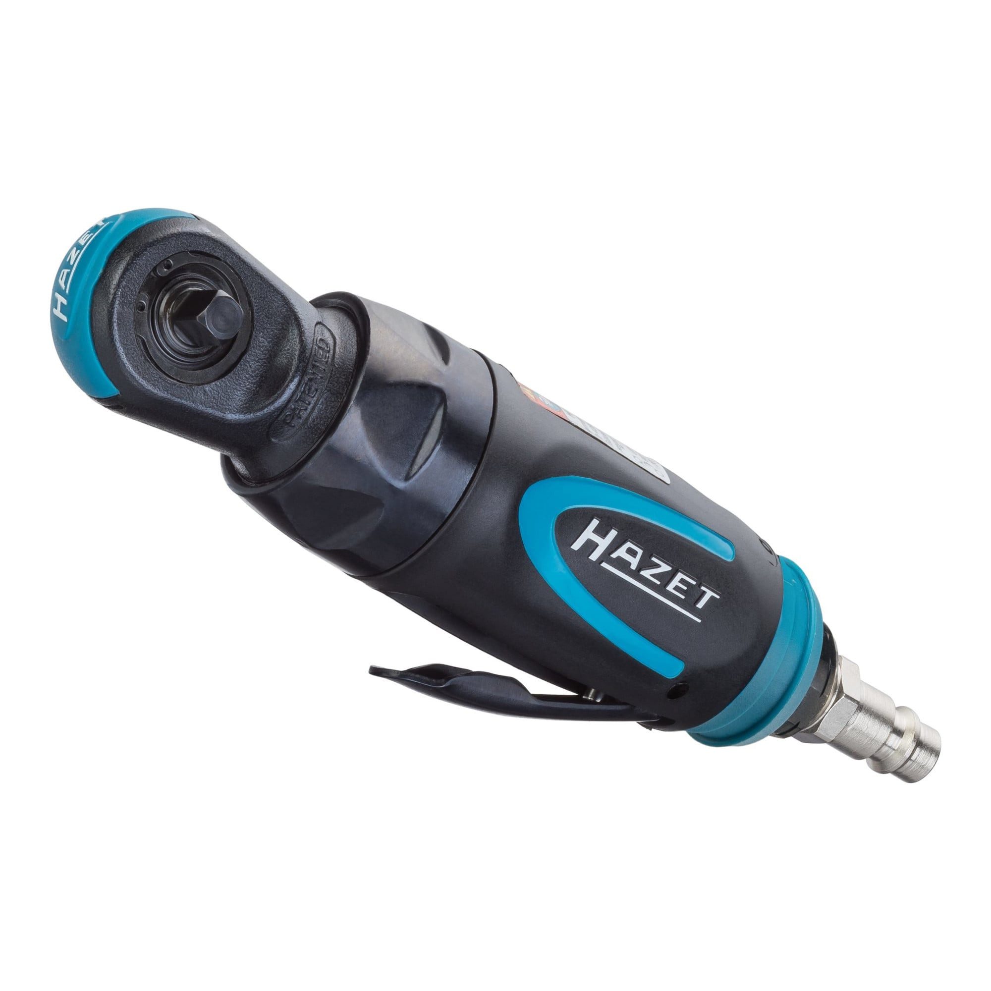 HAZET Druckluft-Schlagschrauber HAZET Mini Ratschenschrauber 9020P-2 Vierkant massiv 6,3 mm (1/4 Zoll)