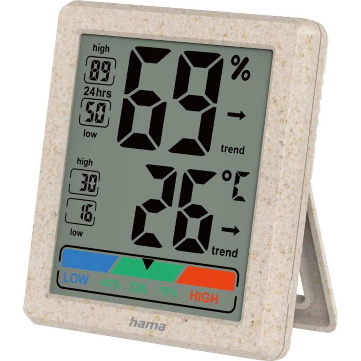 Hama Thermometer und Hygrometer Ponza, digital für Wetterstation