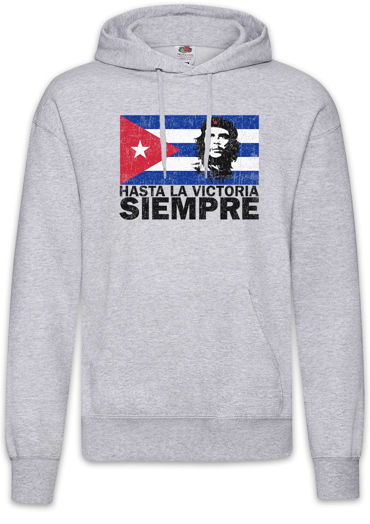 Hoodie Hasta La Victoria Siempre II Herren Hoodie Che Guevara Castro Cuba