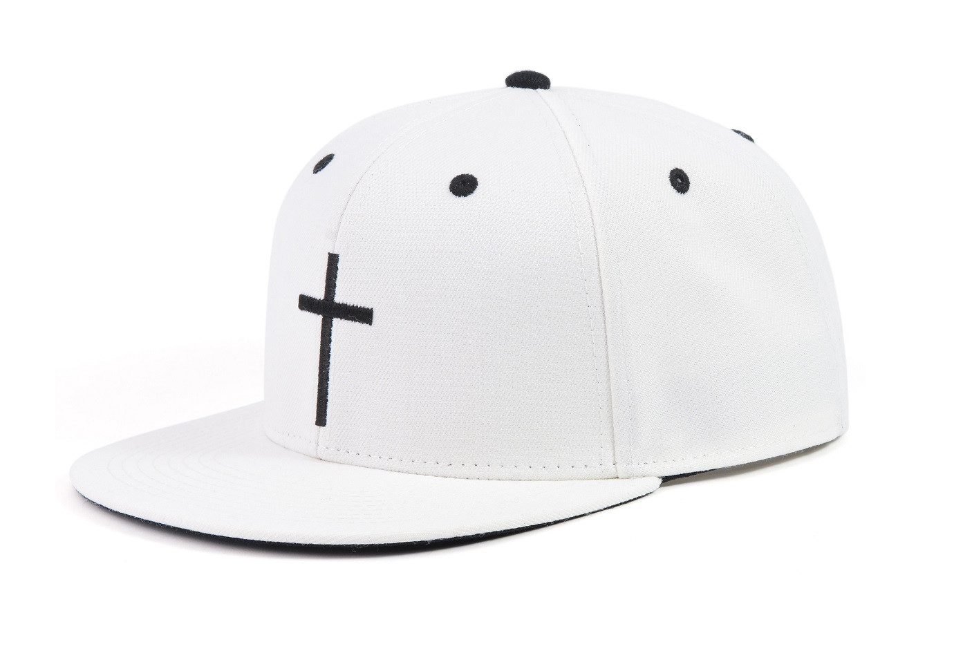 Bexxwell Snapback Cap mit Kreuz-Stickerei (optimale Passform, Unisex) günstig online kaufen