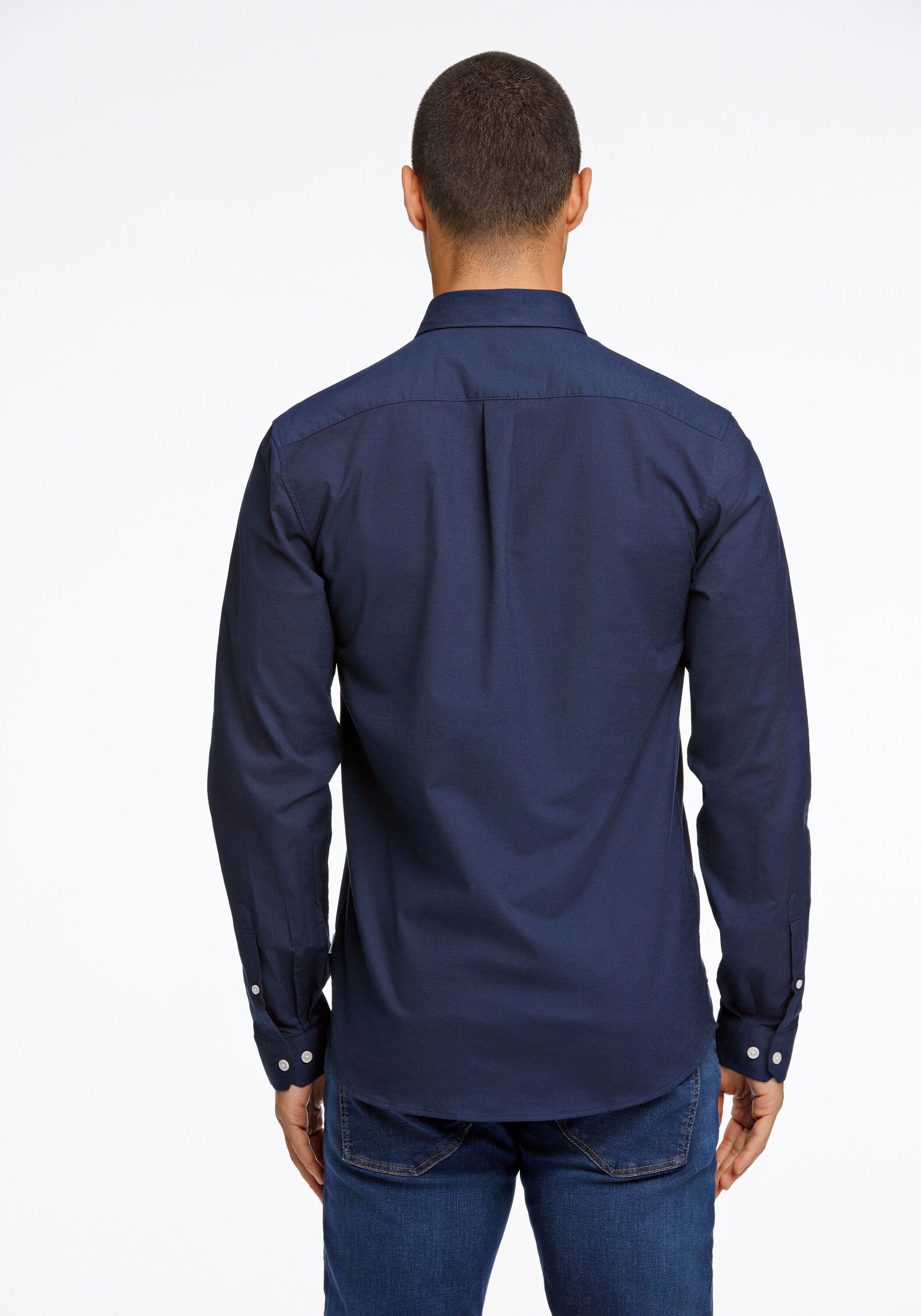 LINDBERGH Businesshemd, mit Button-down-Kragen günstig online kaufen