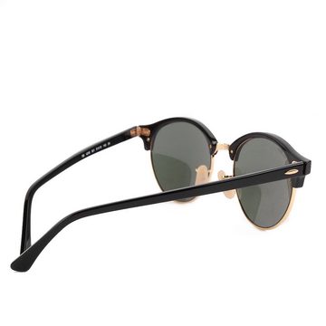 Ray-Ban Sonnenbrille Ray-Ban Clubround RB4246 901 51 Black Green