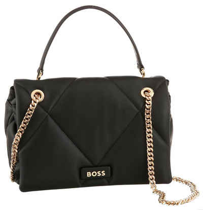 BOSS Schultertasche Abelie Flap Crossb., mit goldfarbenen Details