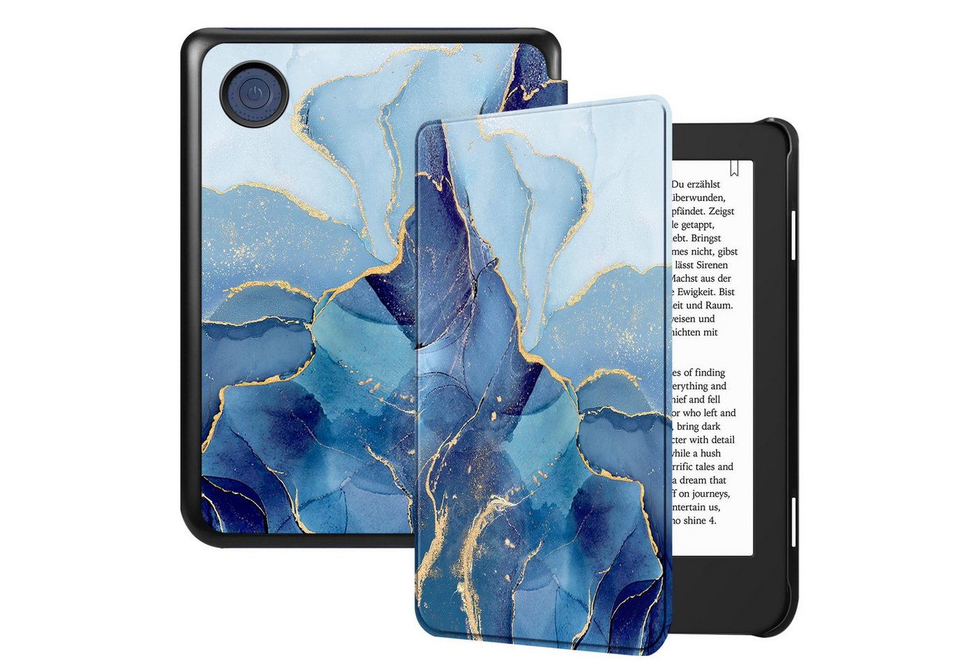 Fintie E-Reader-Hülle für Tolino Shine Color/Shine 5(2024)&Kobo Clara Colour/Clara BW(2024), Ultradünn Hülle mit Auto Schlaf/Wach und Magnetverschluss