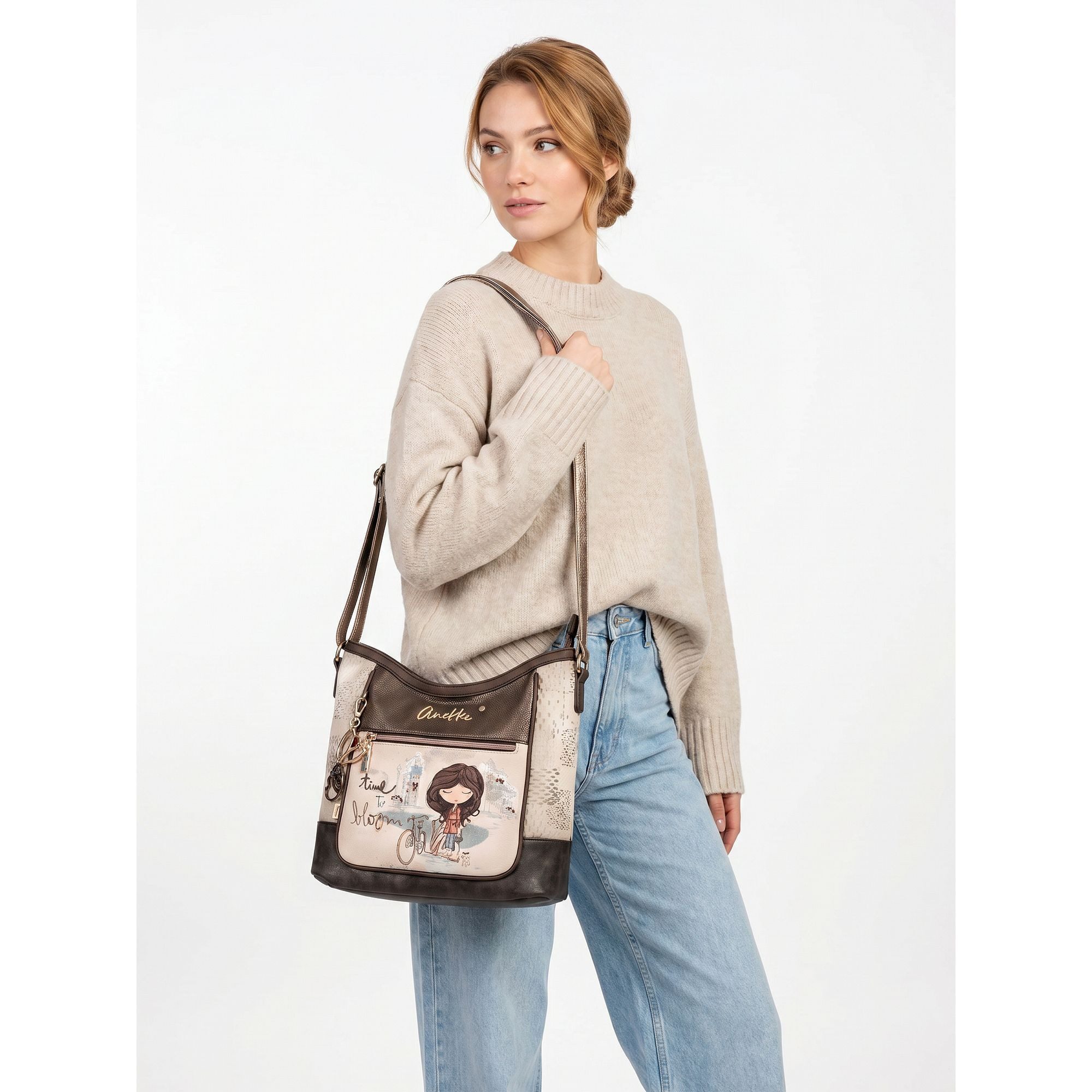 Anekke Schultertasche Tulip, Polyurethan