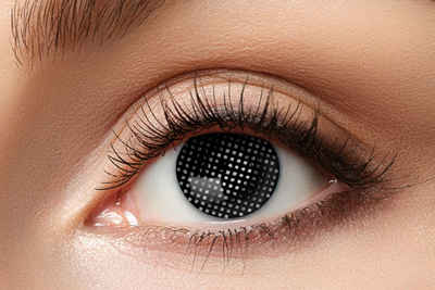 Eyecatcher Farblinsen Black Screen Kontaktlinsen. Schwarze Motivlinsen.