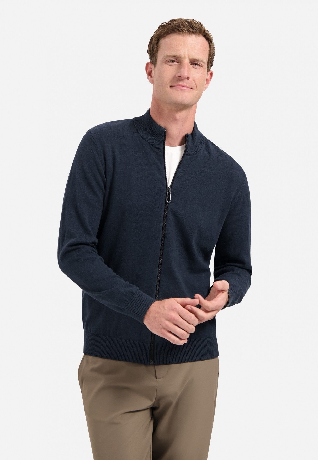 NO EXCESS Strickjacke Cardigan 2 Coloured Melange