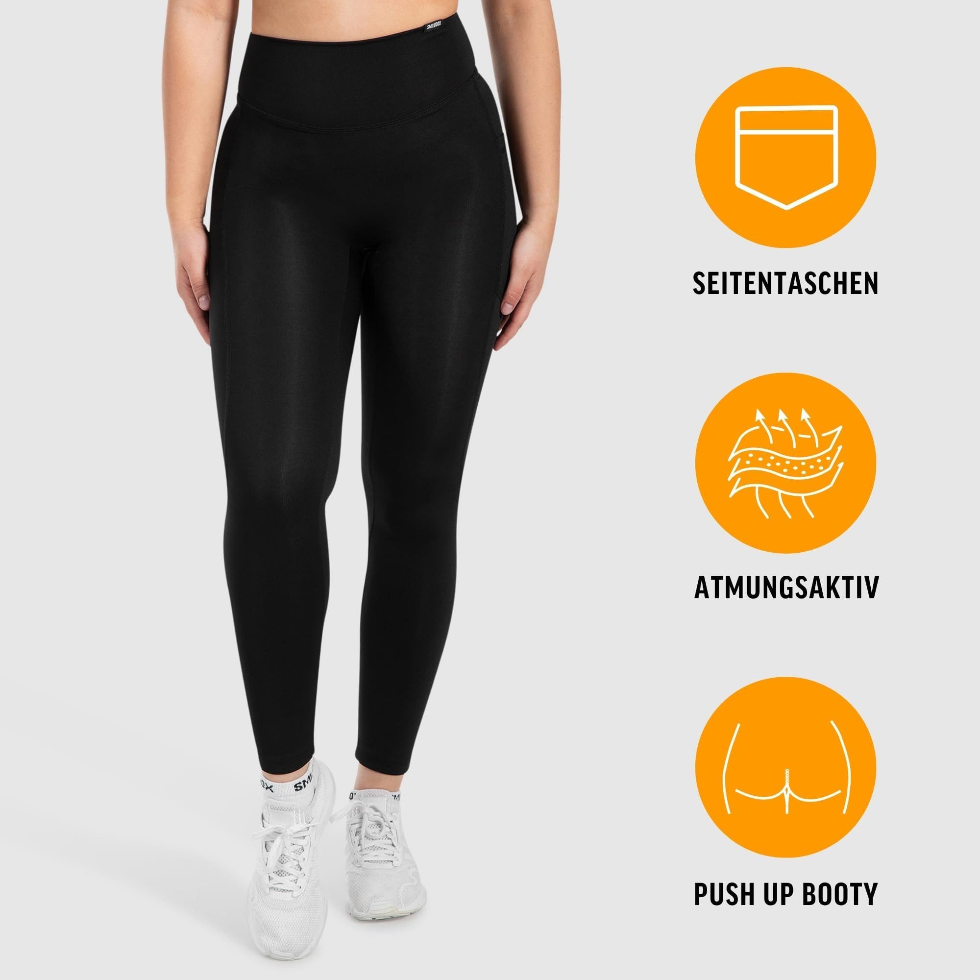 Smilodox Leggings SoftFeel Ilissa, High Waist Yogahose mit Seitentasche, 4- günstig online kaufen