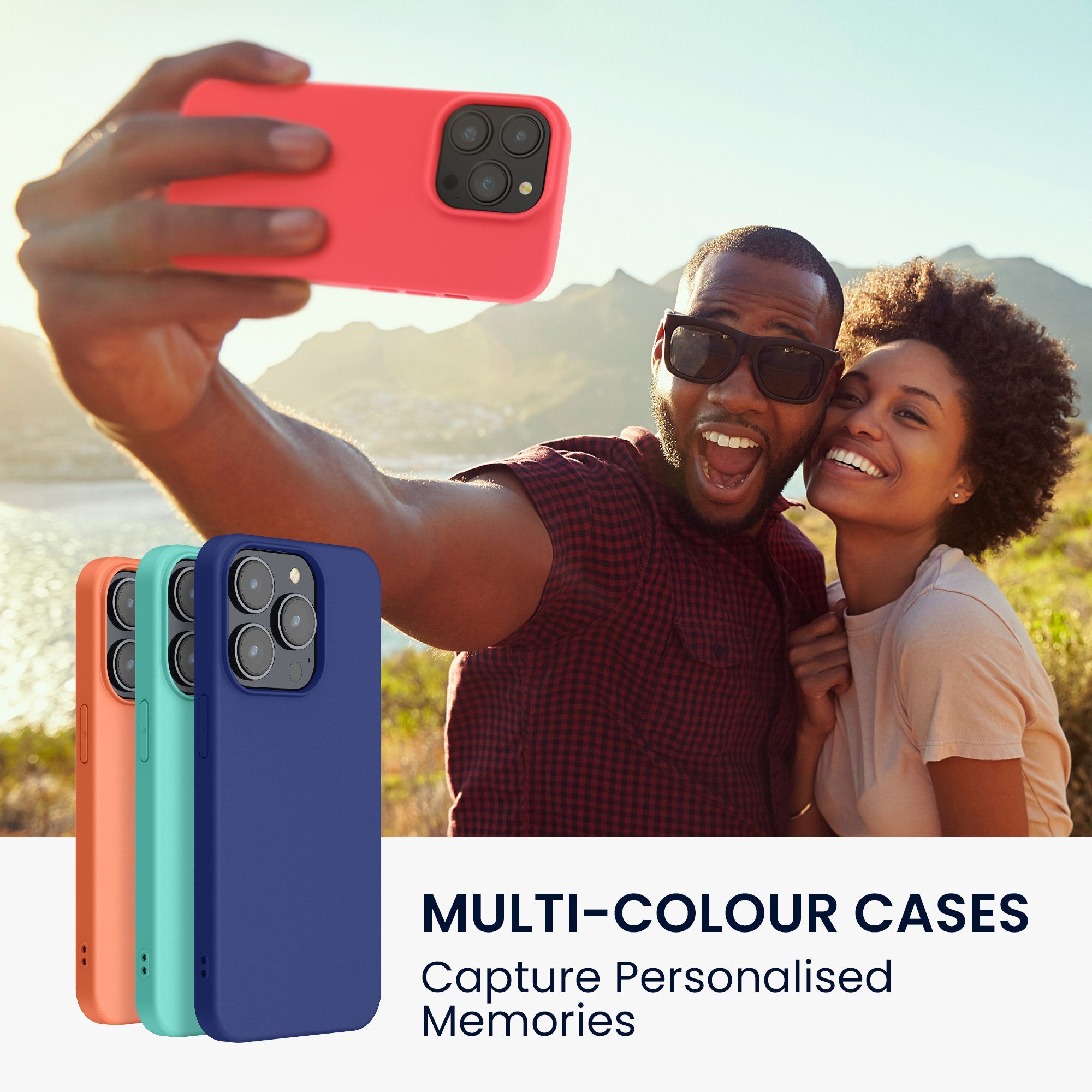 kwmobile Handyhülle Hülle für Apple iPhone 14 Pro, Hülle Silikon - Soft Handyhülle - Handy Case Cover