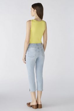 Oui Slim-fit-Jeans Jeans THE CROPPED mid waist, cropped Nieten