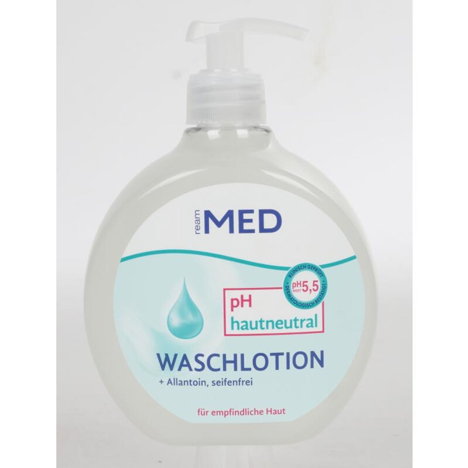 Pharmamedico GmbH Fußpeeling 12x 500ml REAM Med Waschlotion für empfindliche Haut ph-neutral 6 Lite