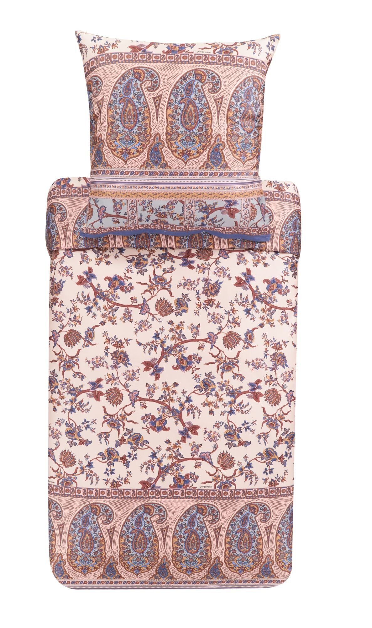 Bassetti Bettwäsche GENOVA, Satin, 2 teilig, aus satinierter Baumwolle