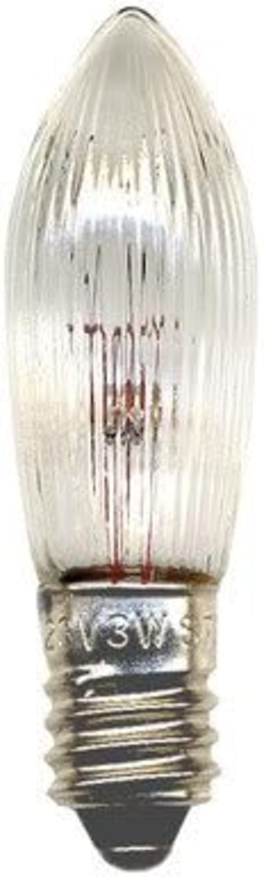 STAR TRADING LED Dekolicht Spare Bulb, Ersatzbirnen,Spare Bulb', E10, Kerzenform, dimmbar, 7er-Pack, 3W, war