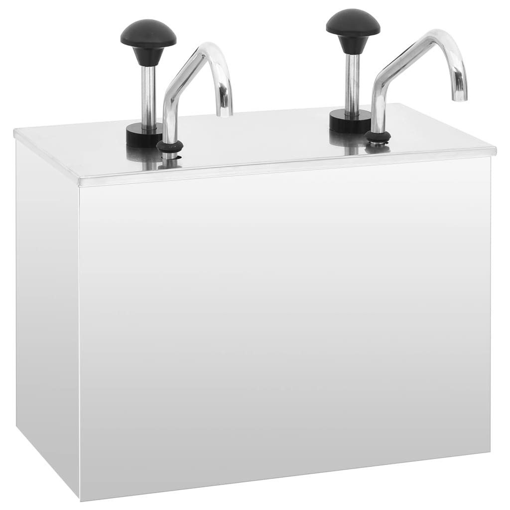 Menage-Set Saucen-Spender Edelstahl 2 x 3,5 L