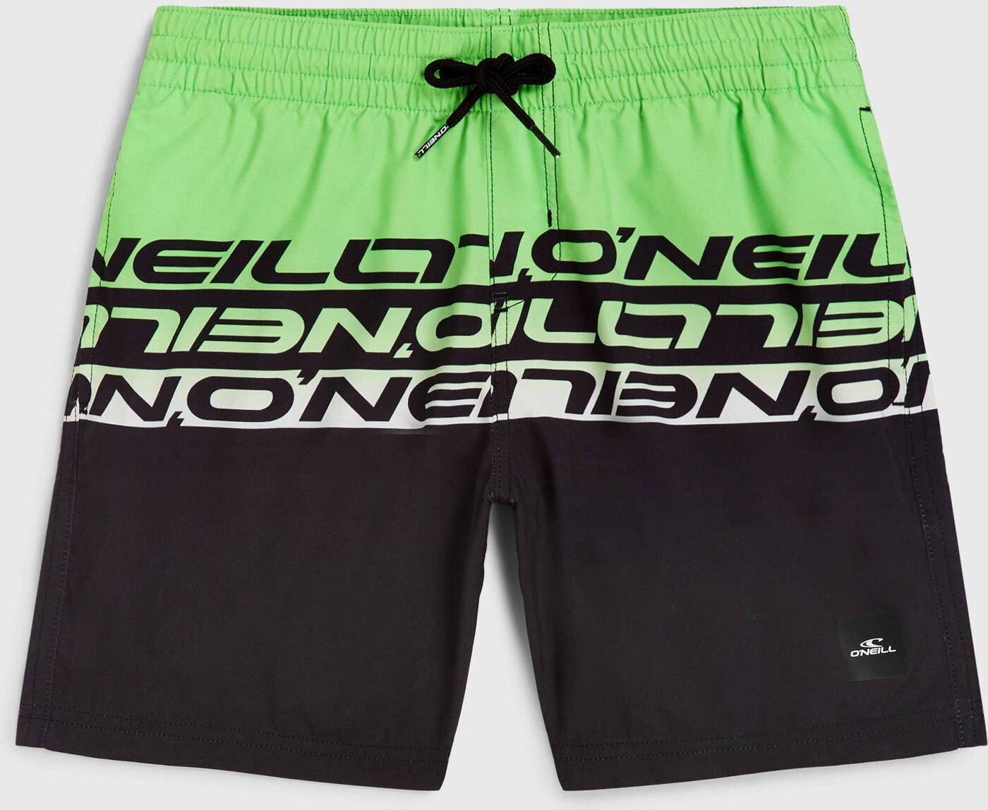 O'Neill Badeshorts O'NEILL CALI STRIPE 14 SWIMSHORTS GREEN UPSIDE DOWN