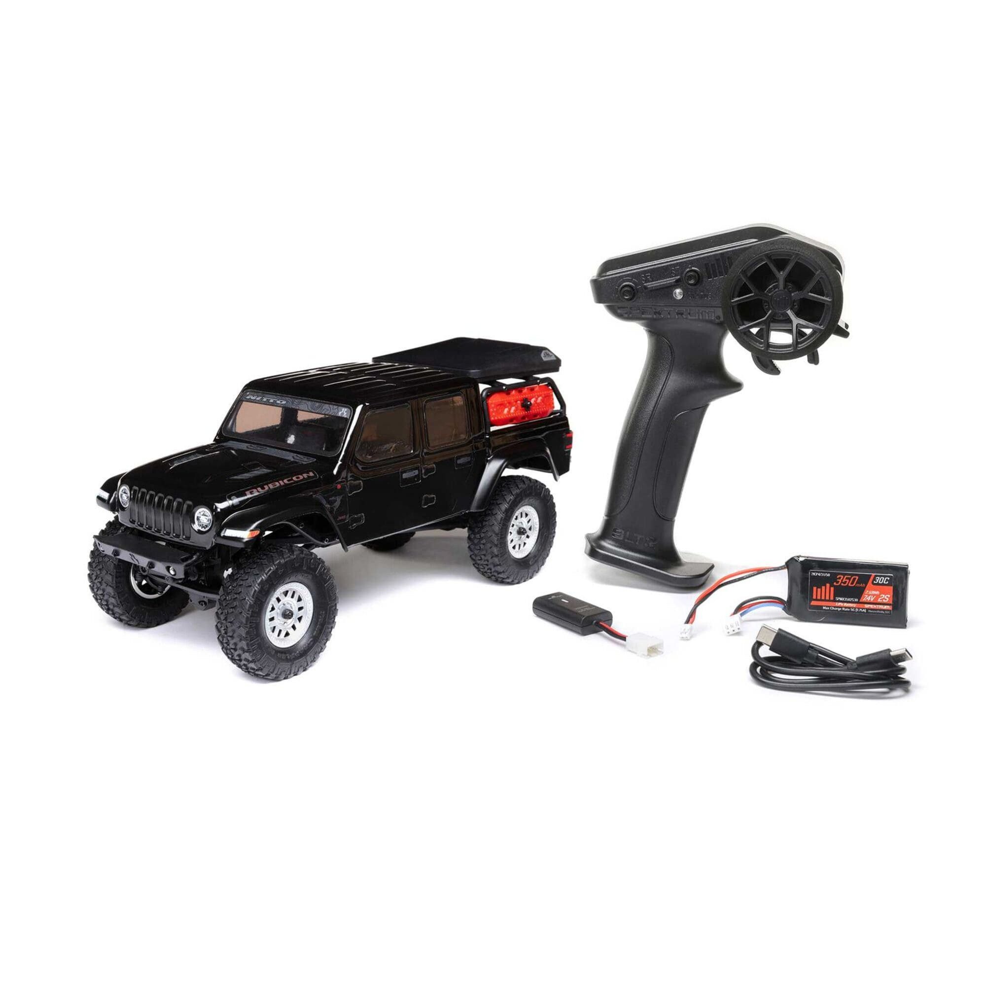 RC-Buggy Axial 1:24 SCX24 Jeep JT Gladiator 4WD Rock Crawler Brushed RTR Black