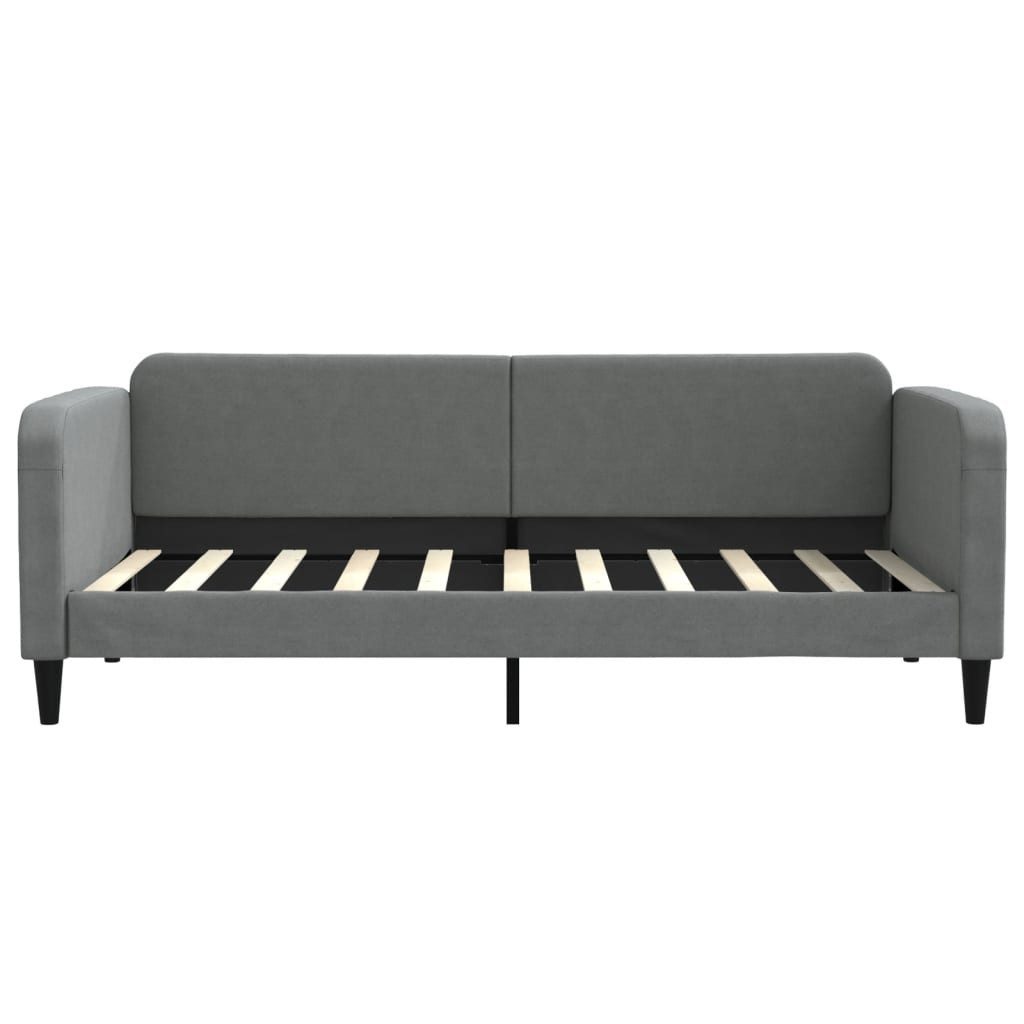 vidaXL Bett Tagesbett Dunkelgrau 90x190 cm günstig online kaufen