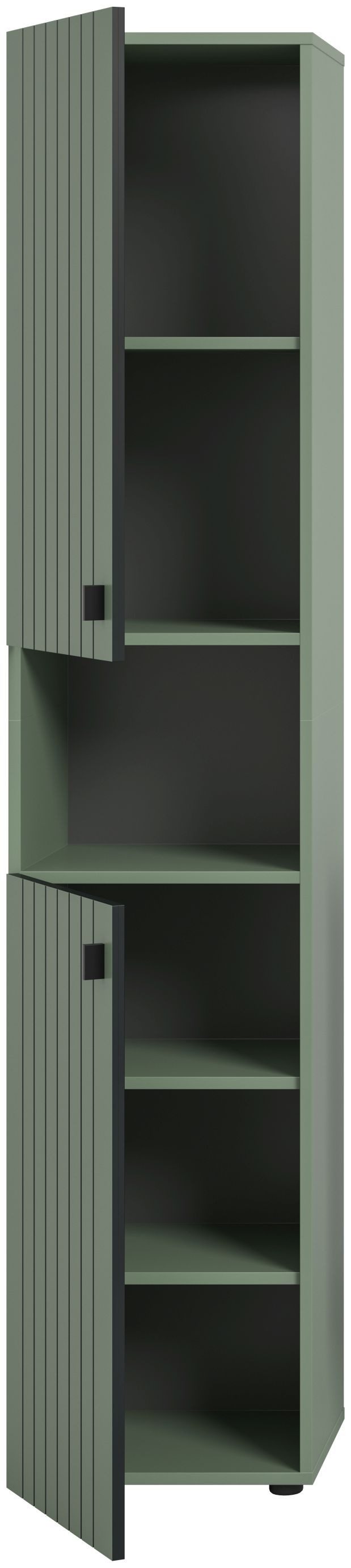 xonox.home Garderobenschrank in Smoke Green Nachbildung B/H/T ca.: 40/192/37 cm
