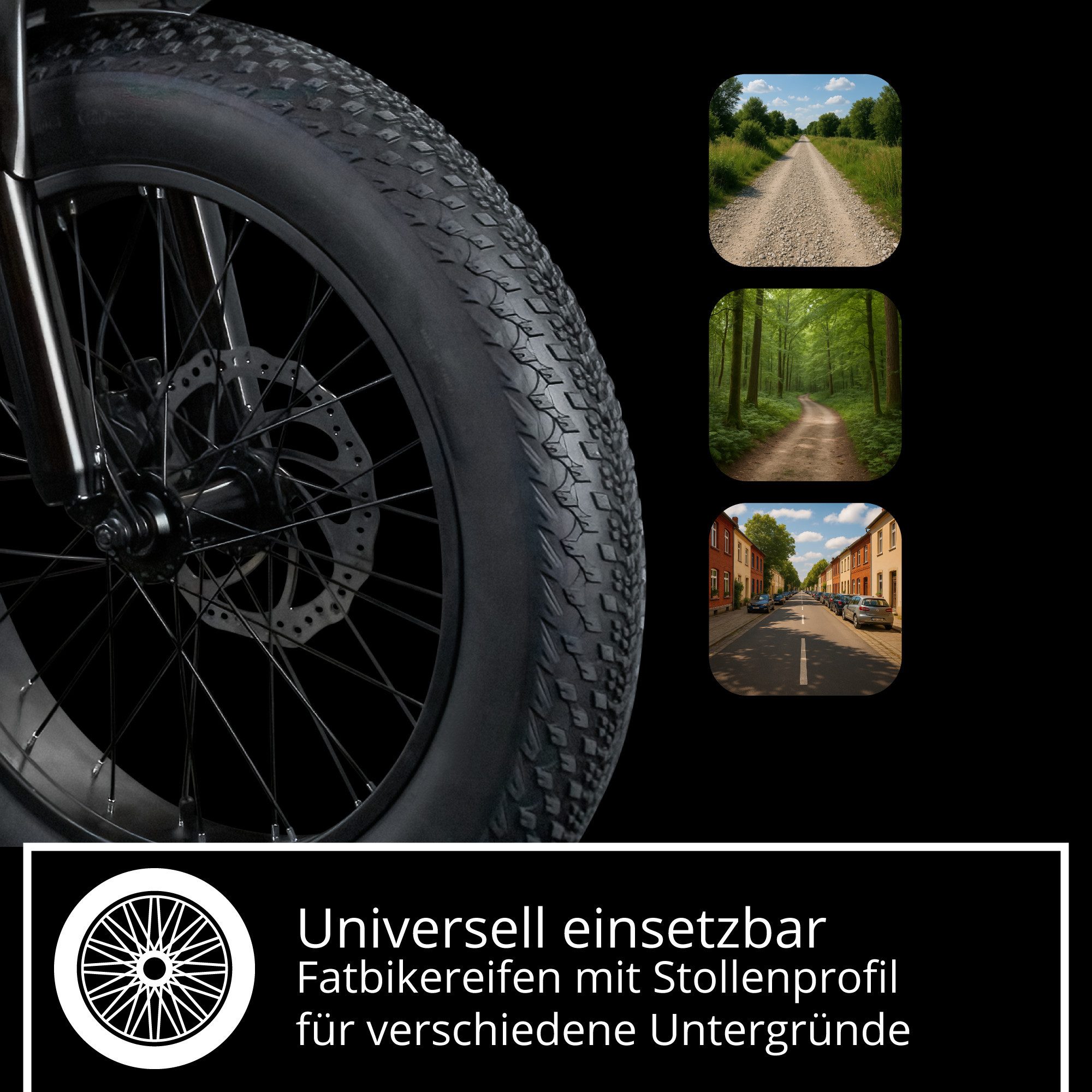 Remington E-Bike Dreirad R100, 7 Gang Shimano TY300 Schaltwerk, Kettenschaltung, Heckmotor, 468 Wh, E Bike Elektro Dreirad 20 Zoll Elektrodreirad 2 Akkus 120km – Bild 5 von 5