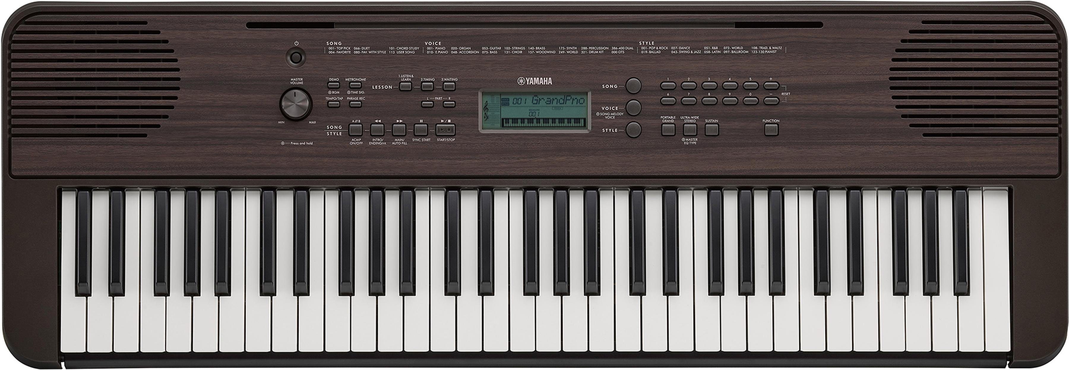 Yamaha Home-Keyboard PSR-E360DW, 3-stufige Lernübungen mit Hör-, Timing- und Wartemodus