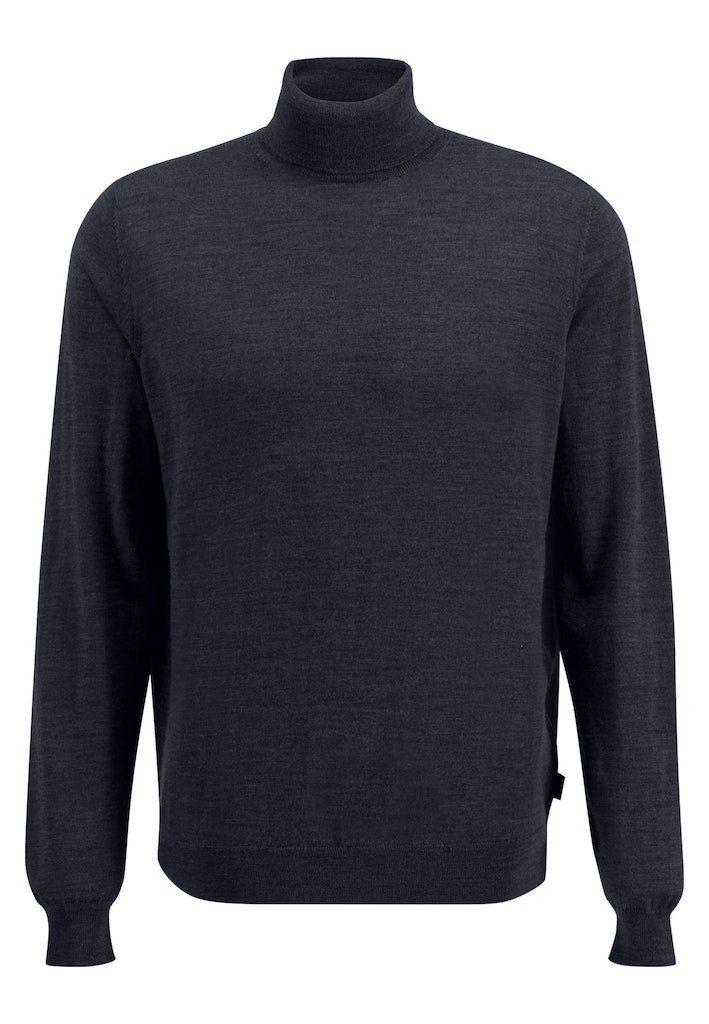 FYNCH-HATTON Strickpullover Fynch-Hatton / He.Pullover / Rollneck, Merino 690 navy