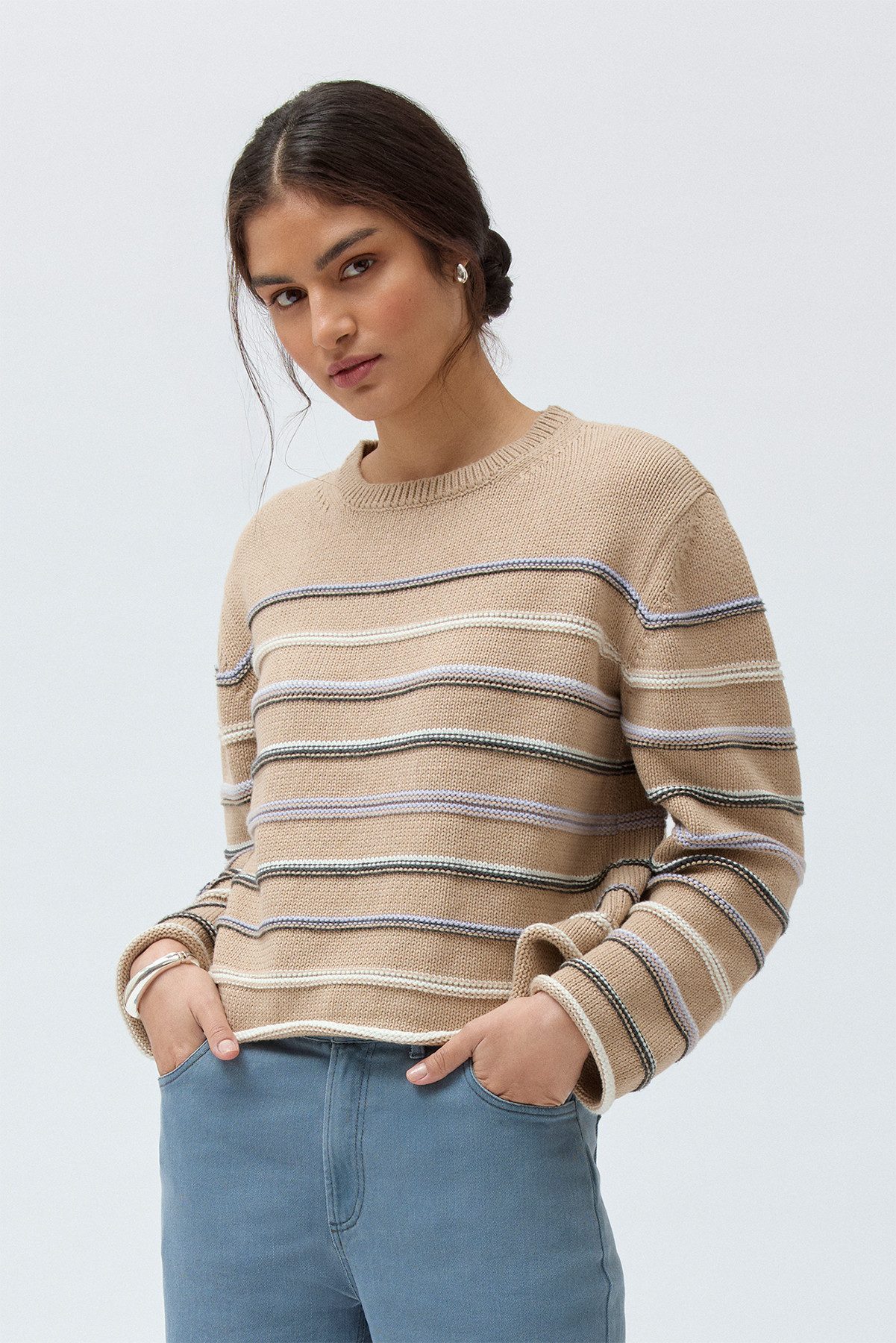 People Wear Organic Strickpullover aus Bio-Baumwolle günstig online kaufen