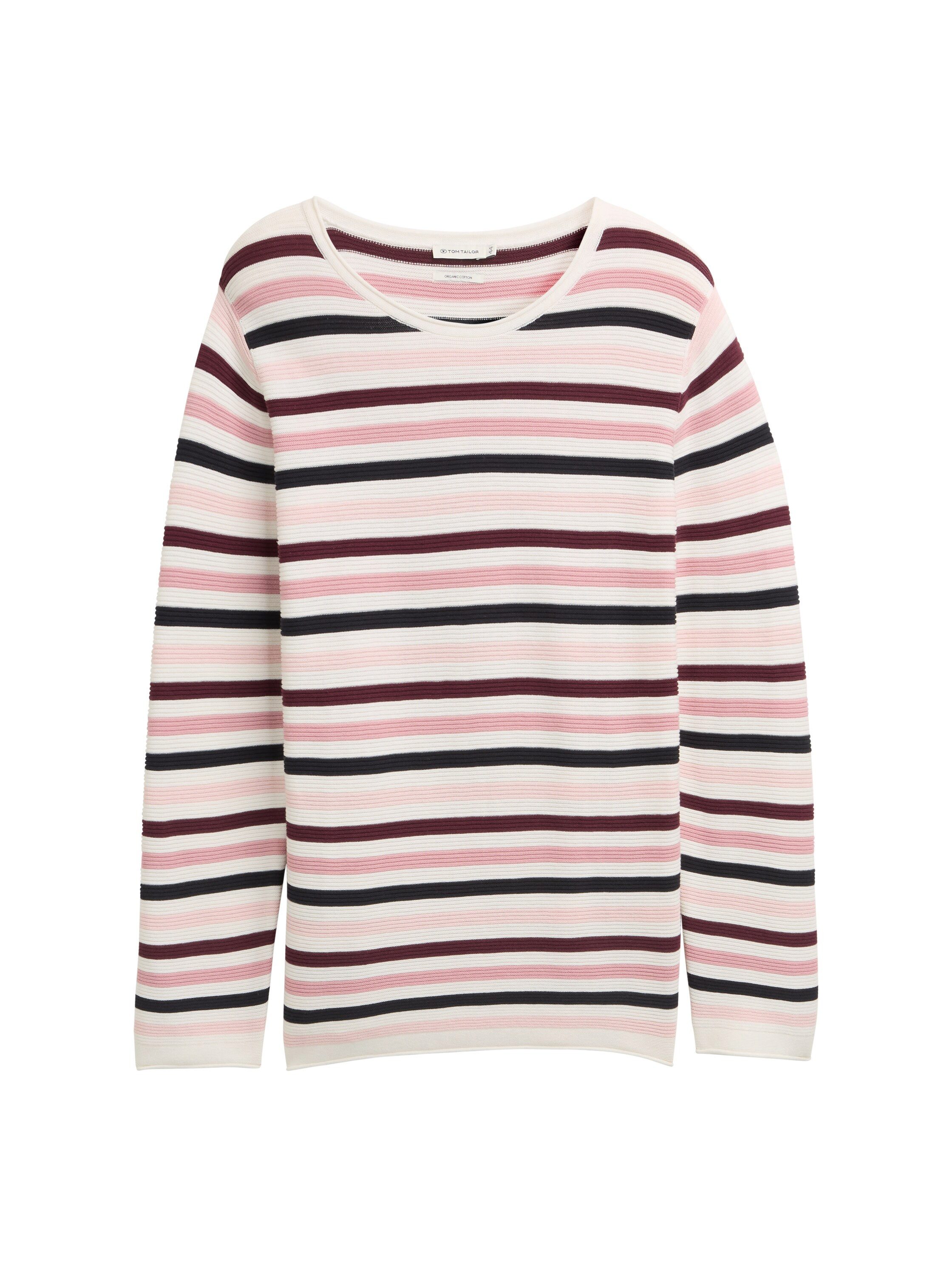 TOM TAILOR PLUS Strickpullover aus Bio-Baumwolle günstig online kaufen