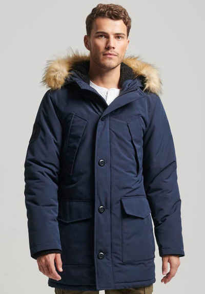 Superdry Steppjacke EVEREST FAUX FUR HOODED PARKA