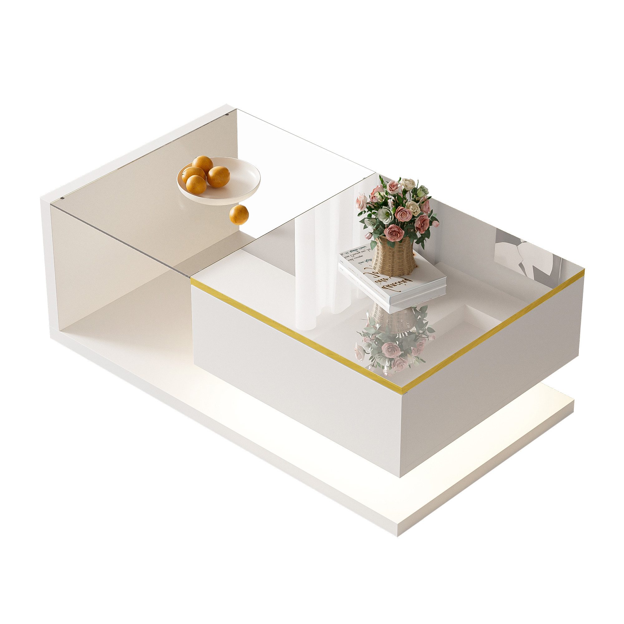 Refined Living Couchtisch Couchtisch Hochglanz mit günstig online kaufen