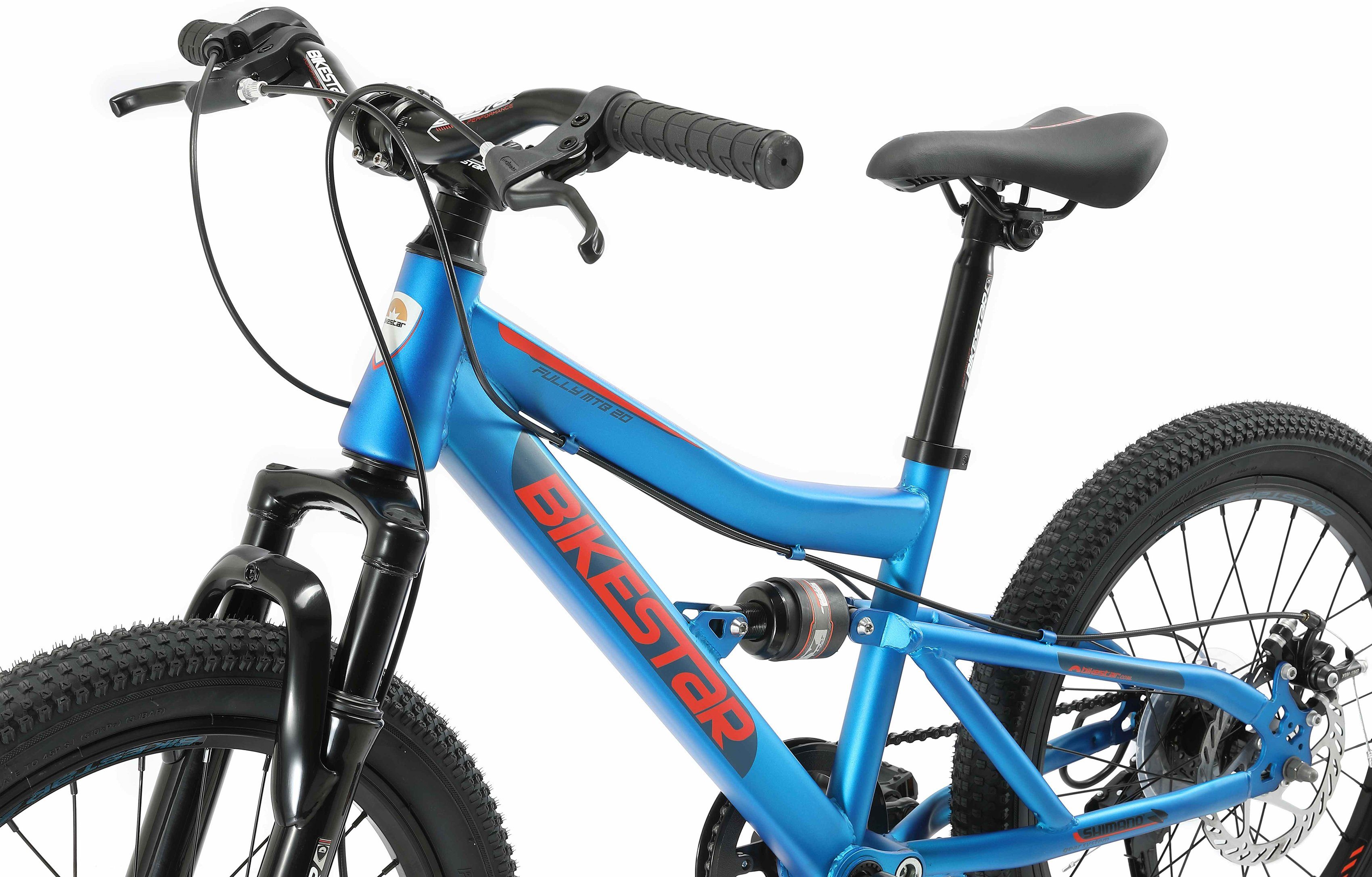 Bikestar Jugendfahrrad, 7 Gang Shimano RD-TY21 Schaltwerk, Kettenschaltung