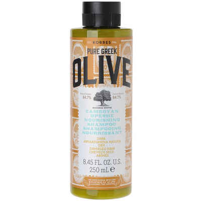 Korres Haarshampoo Pure Greek Olive, Olivgrün, 250 ml