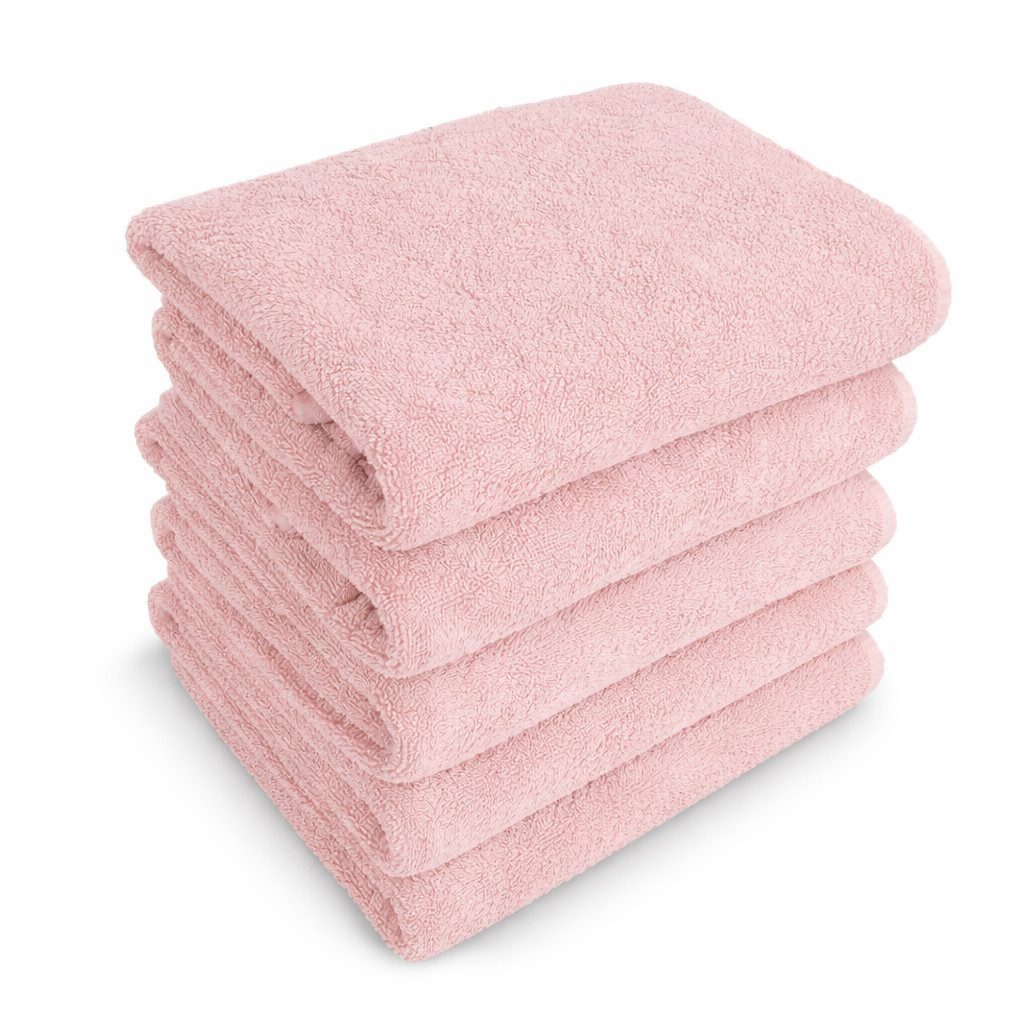 MatratzenL.A.B® Handtuch Set Gomez 500 g/m² Blauer Schwan®, 100% Baumwolle (1er oder 5er Set)