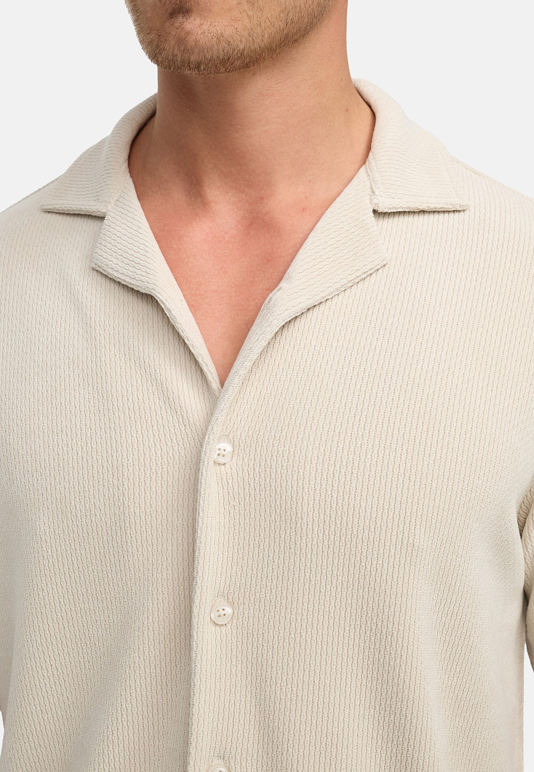 INDICODE Freizeitanzug Herren INZandro Shirt Herrenshorts Set (Set), mit strukturierter Stoffqualität für eine besondere Haptik – Bild 4 von 5