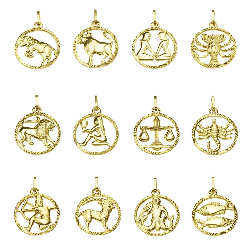 Vivance Kettenanhänger 925/- Sterling Silber vergoldet Sternzeichen Krebs günstig online kaufen