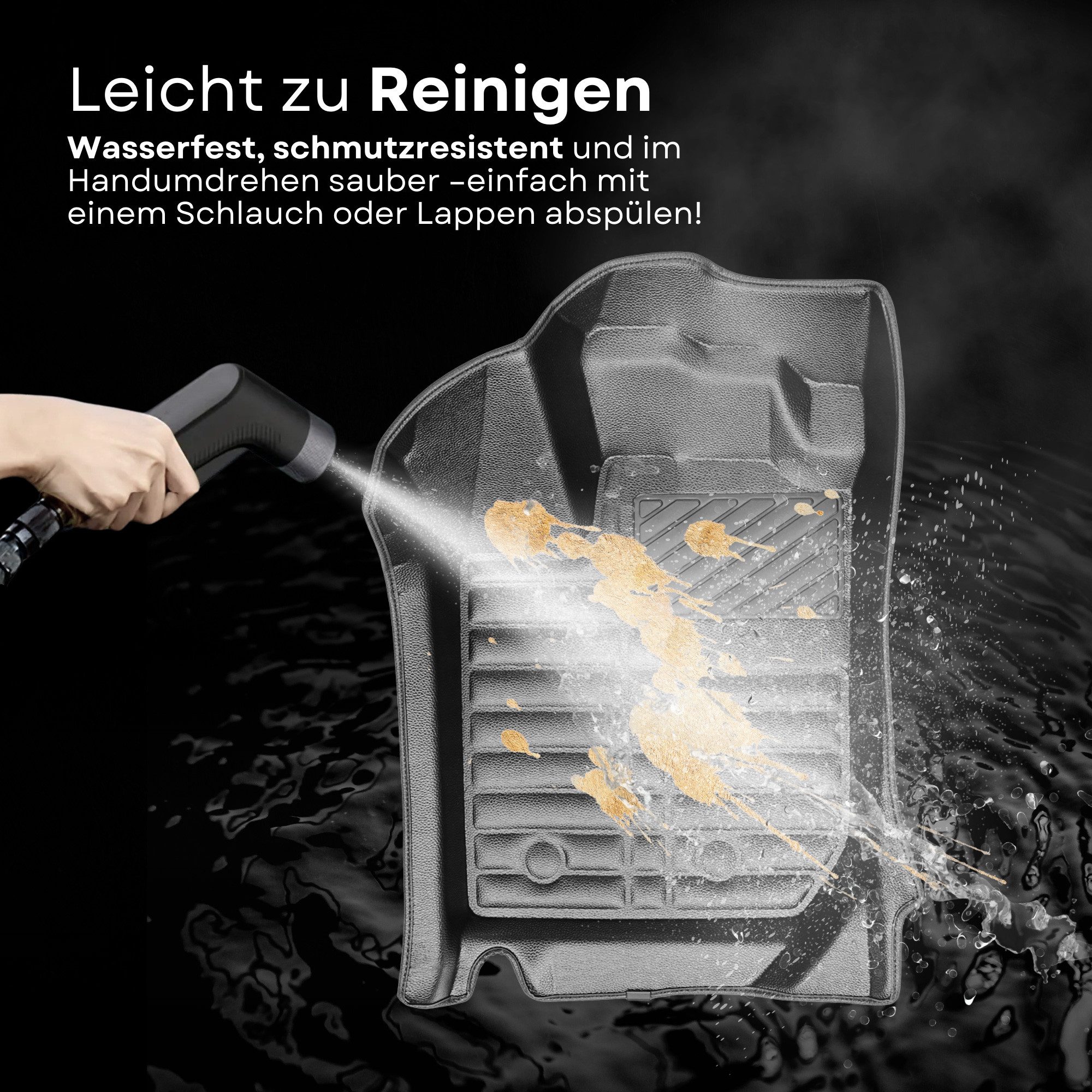 fussmattenprofi.com 5D Premium Car Floor Mat TPE Set suitable for BMW X5 (F15) 2013-2018 (1 pc), for BMW BMW X5