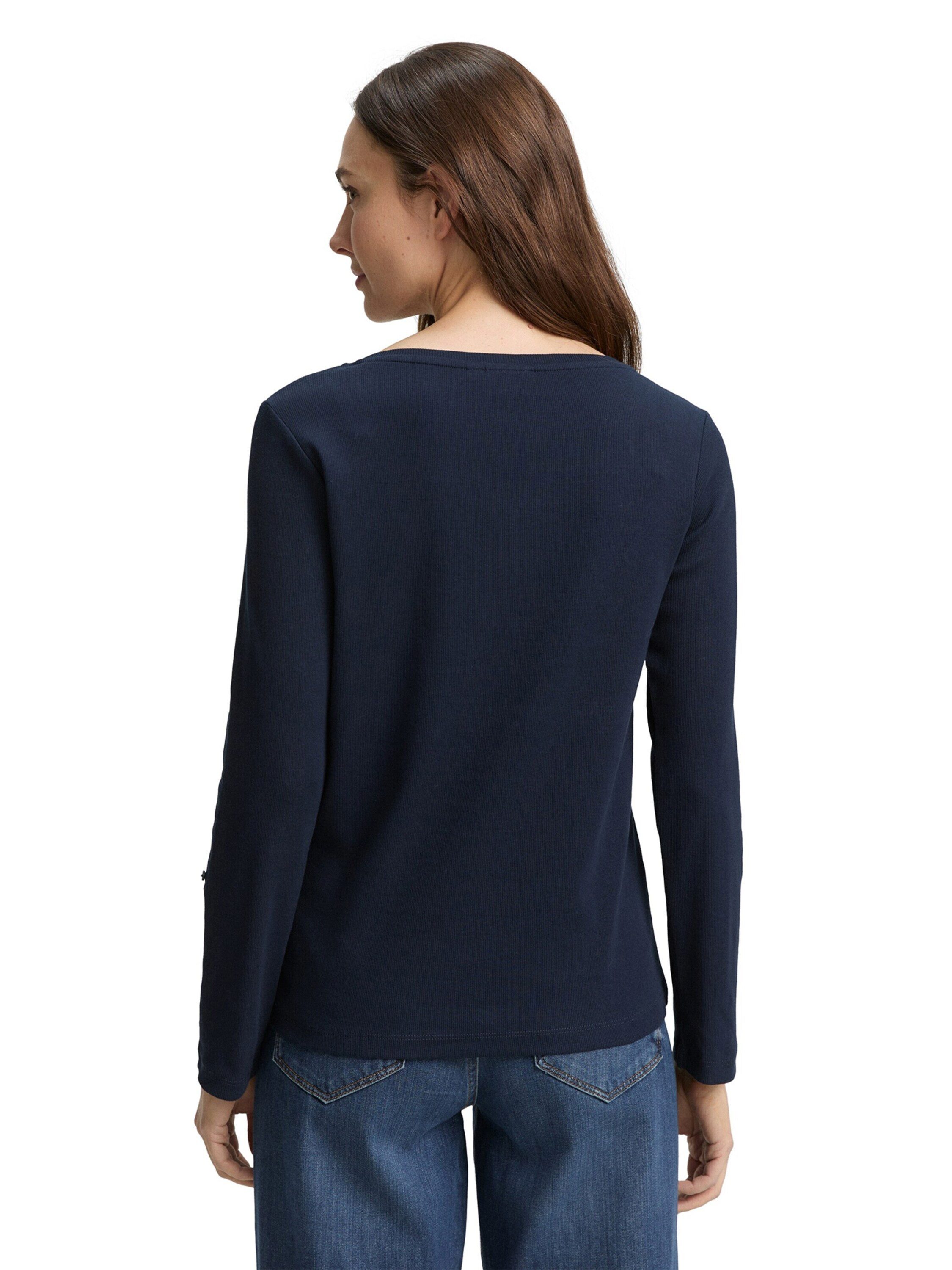 TOM TAILOR Langarmshirt (1-tlg) Plain/ohne Details