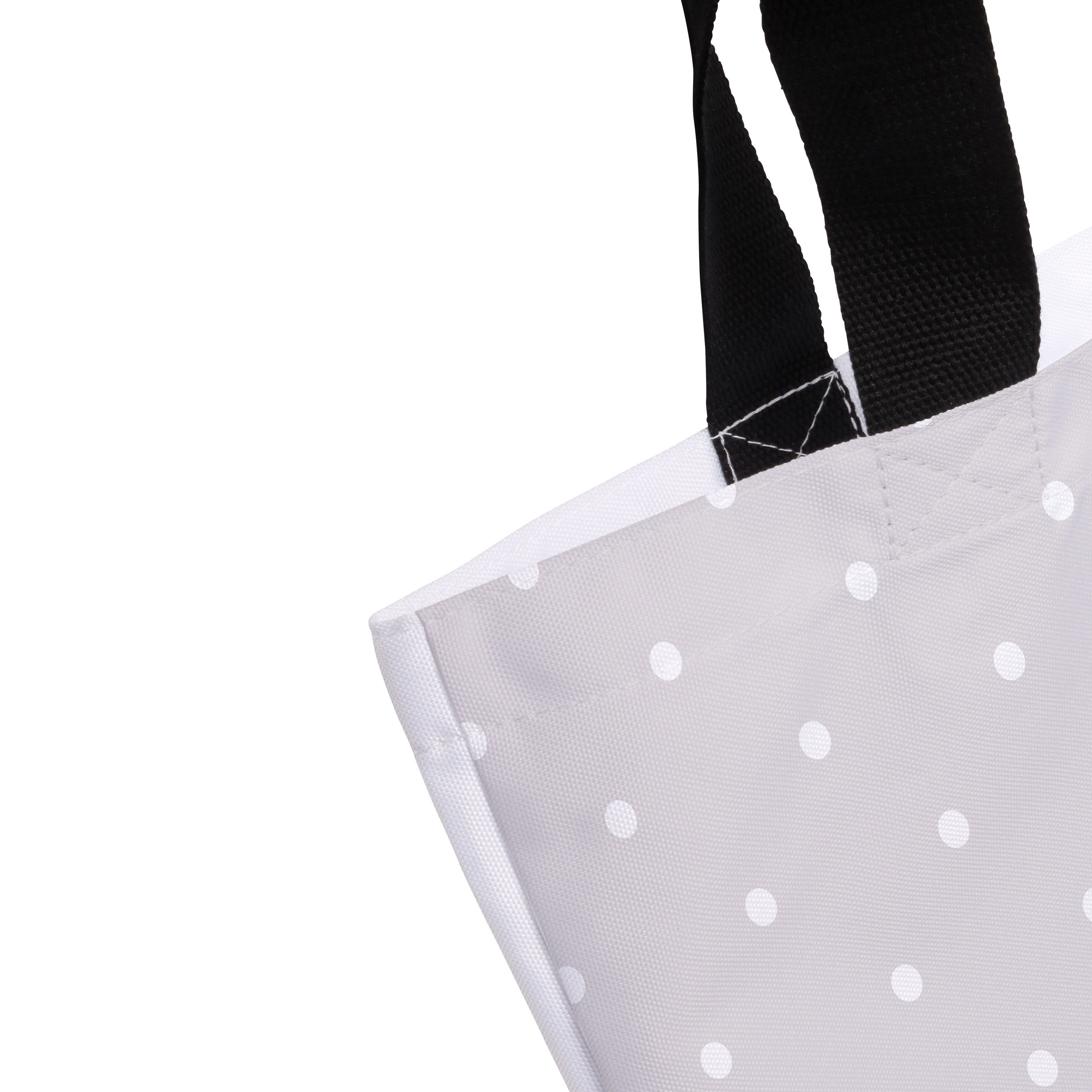 Einkaufstasche, mit Grau Muschelmedaillon Pastell (1-tlg) Panda & Mrs. Shopper Geschenk, - Mr. Otter -